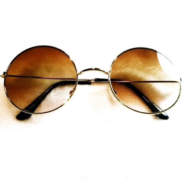 Accessories - Brand New Round Vintage Style Sunglasses